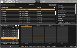 Showglo Plugin | Beam Controls